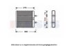 AKS DASIS 409003N Heat Exchanger, interior heating